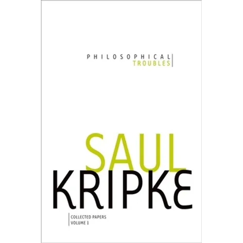 Philosophical Troubles, Volume I: Collected Papers