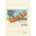 Vintage Lined Notebook Greetings from Belleville, Illinois