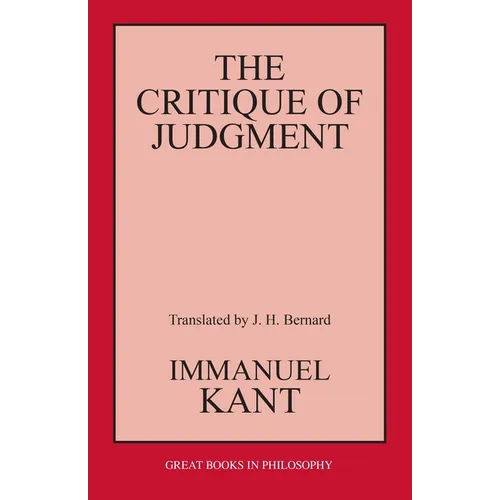 The Critique of Judgment