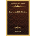 Prayer And Meditation