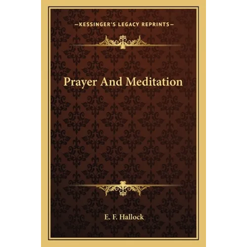 Prayer And Meditation