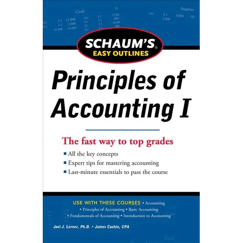 Schaum's Easy Outline of Principles of Accounting