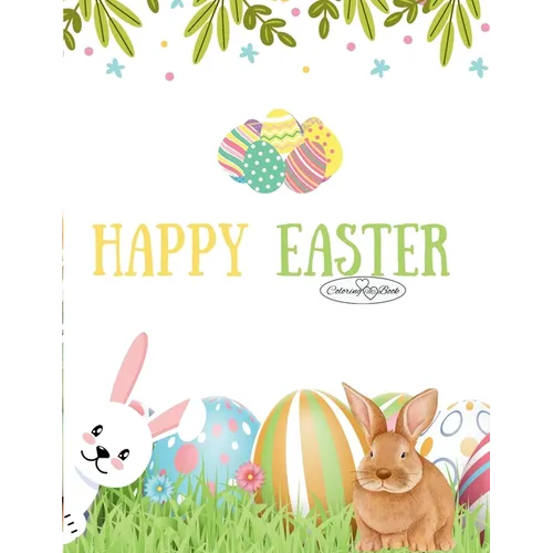 Happy Easter Coloring Book