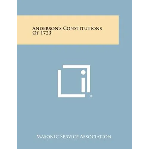 Anderson's Constitutions of 1723