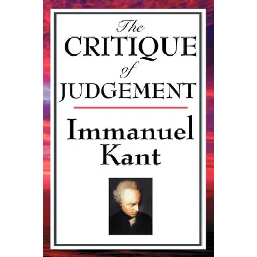 The Critique of Judgement