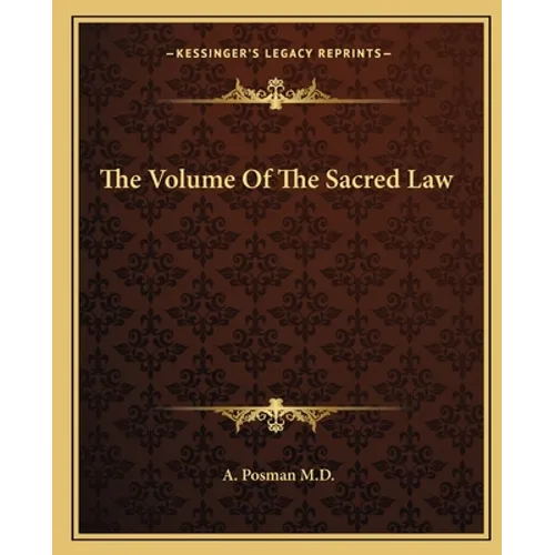 The Volume Of The Sacred Law