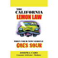 The California Lemon Law: When Your New Vehicle Goes Sour