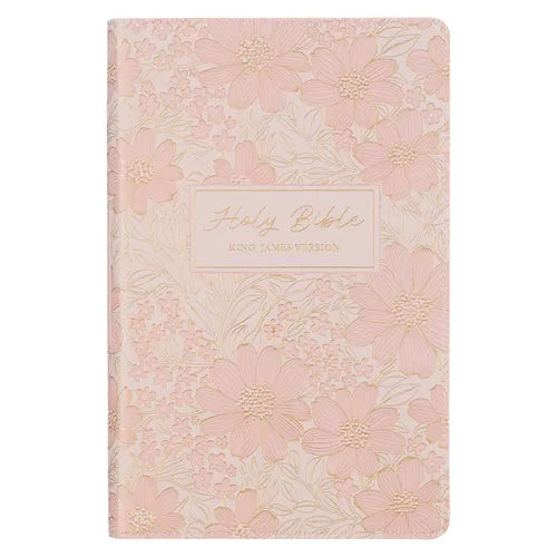 KJV Bible Deluxe Gift Faux Leather, Pink