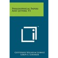 Philosophical Papers And Letters, V1