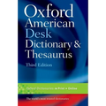 Oxford American Desk Dictionary and Thesaurus