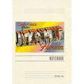 Vintage Lined Notebook Greetings from Jacksonville, Florida