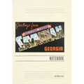 Vintage Lined Notebook Greetings from Savannah