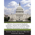 Military Government Handbook, Germany, Section 2m: Proclamations, Ordinances and Laws Issued by Allied Military Government in Germany