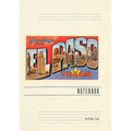Vintage Lined Notebook Greetings from El Paso, Texas