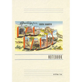 Vintage Lined Notebook Greetings from the Badlands