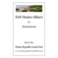 BAR Member Affidavit: by Anonymous