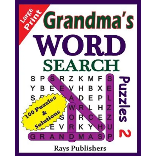 Grandma's Word Search Puzzles 2