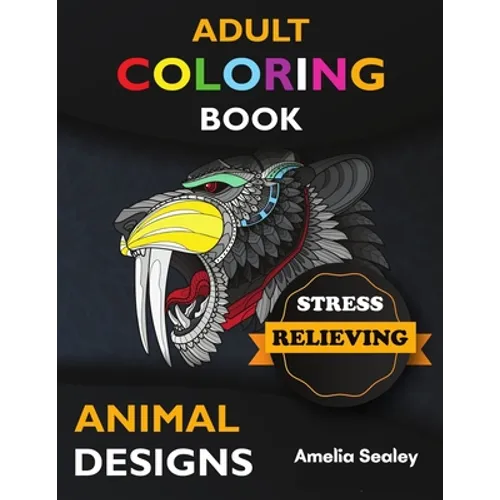 Animal Coloring Book for Adults: Mandala Animals Coloring Book for Adult Relaxation