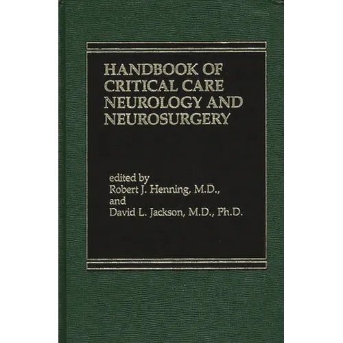 Handbook of Acute Critical Care Neurology