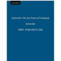 Aristotle: On the Parts of Animals I-IV