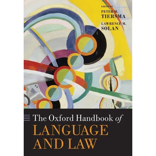 Oxford Handbook of Language and Law