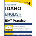 Idaho Standards Achievement Test Prep: Grade 4 English Language Arts Literacy (ELA) Practice Workbook and Full-length Online Assessments: ISAT Study G