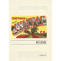 Vintage Lined Notebook Greetings from Savannah