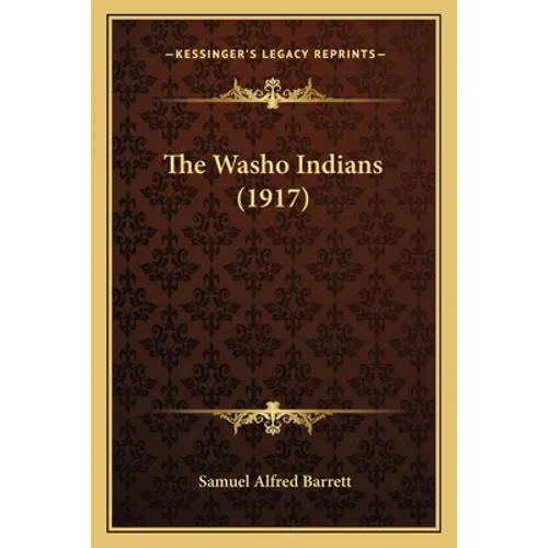 The Washo Indians (1917)