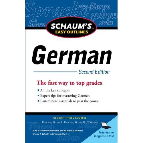 Schaum's Easy Outline of German, Second Edition