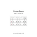 Payday Loans: Poems
