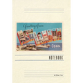 Vintage Lined Notebook Greetings from New London