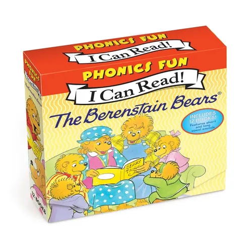 The Berenstain Bears 12-Book Phonics Fun!: Includes 12 Mini-Books Featuring Short and Long Vowel Sounds