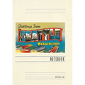 Vintage Lined Notebook Greetings from Seattle