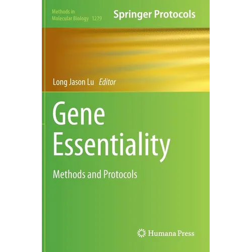 Gene Essentiality: Methods and Protocols
