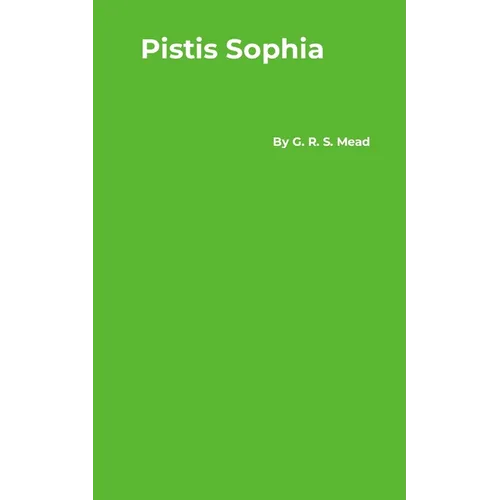 Pistis Sophia