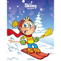 Skiing Coloring Book 1