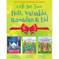 GIFT SET TWO (Holi, Ramadan & Eid, Vaisakhi): Maya & Neel's India Adventure Series (Festival of Colors, Multicultural, Non-Religious, Culture, Bhangra