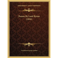 Poems By Lord Byron (1816)
