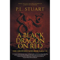 A Black Dragon on Red