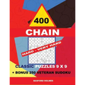 400 CHAIN HARD - VERY HARD classic puzzles 9 x 9 + BONUS 250 veteran sudoku: Holmes is a perfectly compiled sudoku book. Master of puzzles chain Sudok