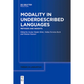 Modality in Underdescribed Languages: Methods and Insights