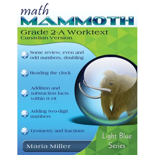 Math Mammoth Grade 2-A Worktext (Canadian Version)