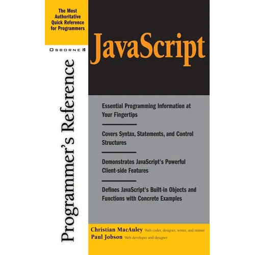 JavaScript Programmer's Reference