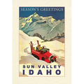 Vintage Lined Notebook Season's Greetings from Sun Valley
