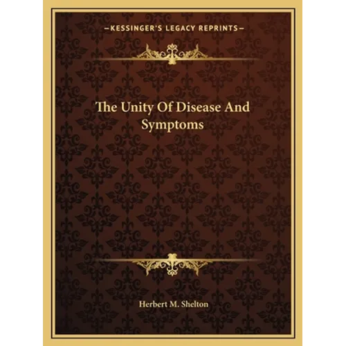 The Unity Of Disease And Symptoms