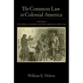 Common Law in Colonial America, Volume II: The Middle Colonies and the Carolinas, 1660-1730