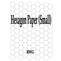 Hexagon Paper (Small): 50 Pages 8.5" X 11"