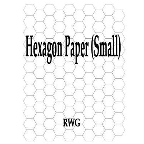 Hexagon Paper (Small): 50 Pages 8.5" X 11"