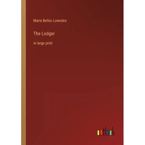 The Lodger: in large print