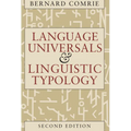 Language Universals and Linguistic Typology: Syntax and Morphology